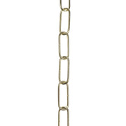 2.6mm Gauge Brass Plated Lighting Chain