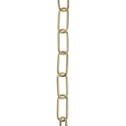 3.6mm Gauge Brass Plated Lighting Chain