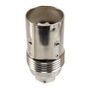 SES | E14 | Small Edison Screw Plain Nickel Lampholder with 10mm Base Fixing