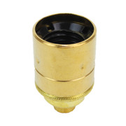 ES | E27 | Edison Screw Plain Brass Lampholder with 10mm Fixing