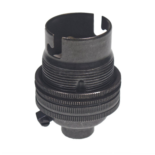BC | B22 | Bayonet Cap Bronze Un-Switched Lampholder 10mm Entry