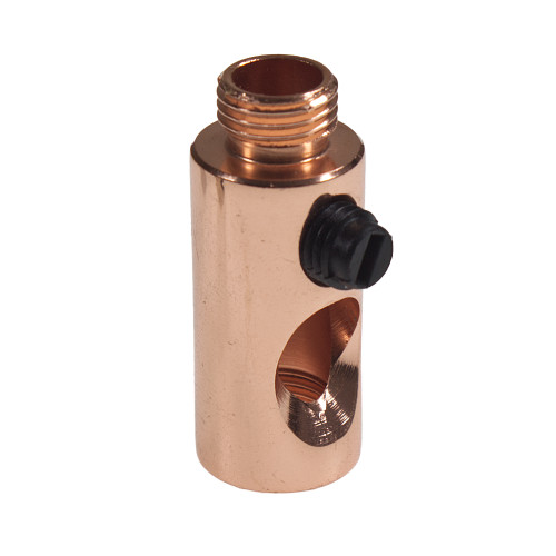 Copper Side Entry Cord Grip for Side Wiring of a Lampholder