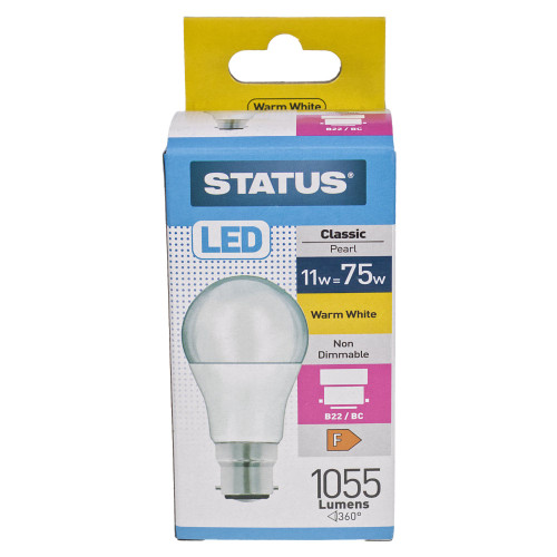 BC | Bayonet Cap 11w Pearl GLS LED Lamp