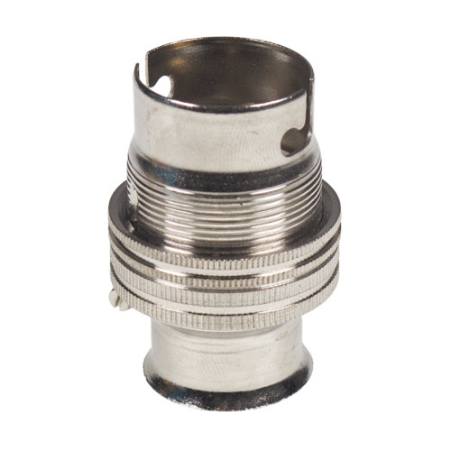 BC | B22 | Bayonet Cap Nickel Lampholder with 20mm Base Thread