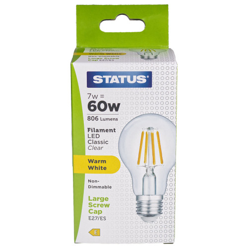 ES | Edison Screw 7w GLS Filament LED Lamp