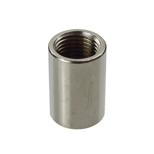 Nickel Internal 10mm Threaded Coupler 19mm Long