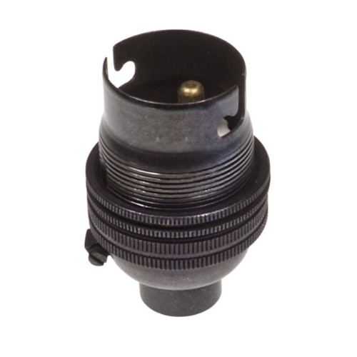 BC | B22 | Bayonet Cap Bronze Un-Switched Lampholder with Stem Lock