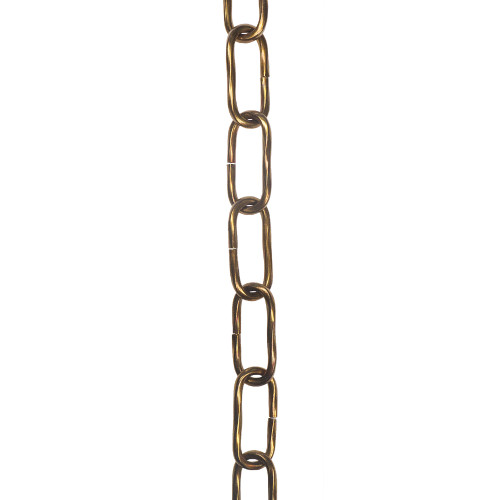 Square Twisted Chain Antique Brass Plated