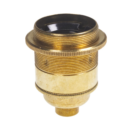 ES | E27 | Edison Screw Brass Threaded Lampholder with 1/2" Base Fixing