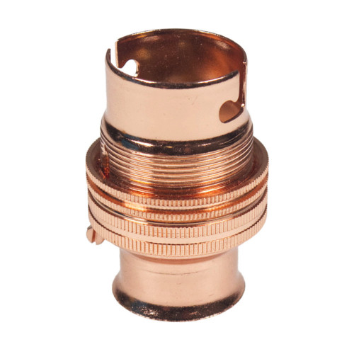 BC | B22 | Bayonet Cap Copper Lampholder with 20mm Base Thread