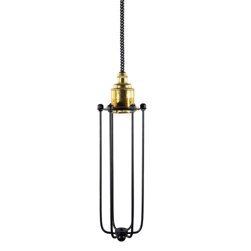 Black Wire Lamp Cage For ES | E27 Lampholders 6024172