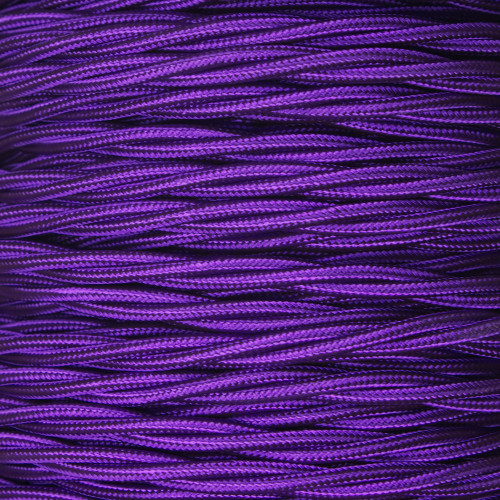 Purple 3 Core Twisted Fabric Cable 6488159