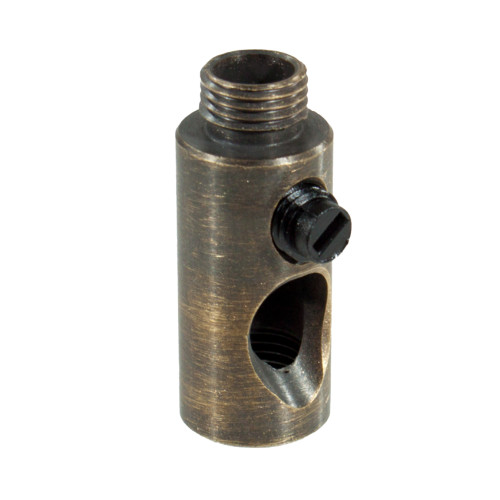 Antique Brass Side Entry Cord Grip