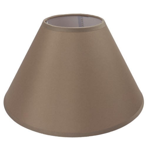 Conical Shade 35cm Taped Edge Mocha