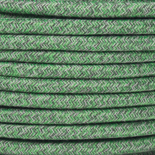 2 Core Cotton Pixel Bronte Outdoor Round Cable 1.00mm 