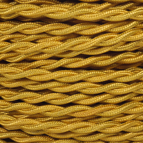 UL Approved Gold Twisted Braided 18 AWG Cable
