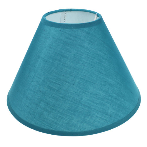Conical Shade 25cm Taped Edge Teal