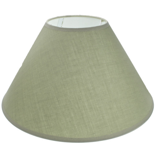 Conical Shade 35cm Taped Edge Sage Green