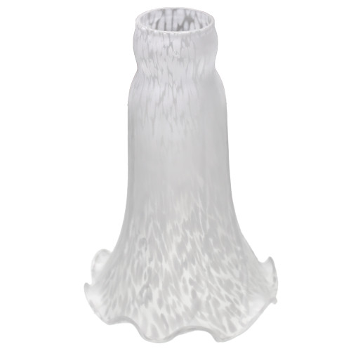 White Lily Glass Shade
