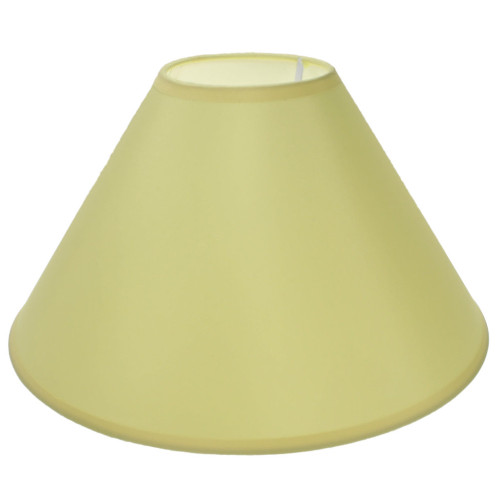 Conical Shade 30cm Taped Edge Primrose Yellow