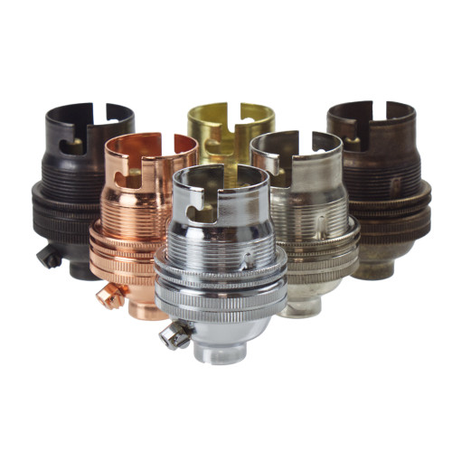 BC | B22 | Bayonet Cap Un-Switched Lampholder 1/2" Entry