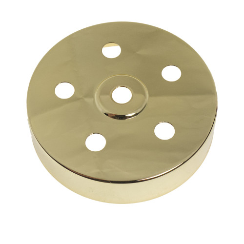 Polished Brass Ceiling Rose With 6 Holes