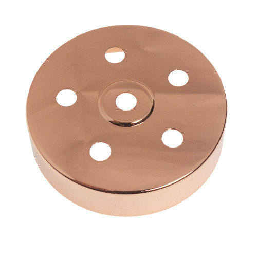 Copper Ceiling Rose With 6 Holes