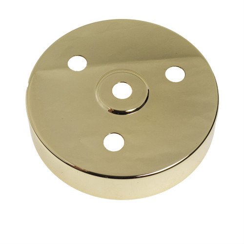 Polished Brass Ceiling Rose With 4 Holes