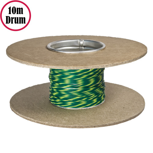 Chandelier Wire Green/Yellow 10m Reel