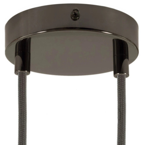 Black Pearl 2 Hole 120mm Ceiling Rose