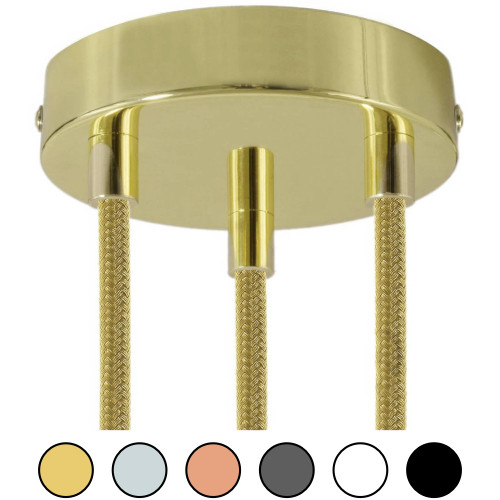 3 Hole 120mm Ceiling Rose