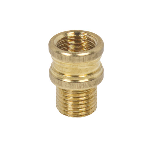 Decorative Brass Coupler | Female M10 x Male M10 Thread