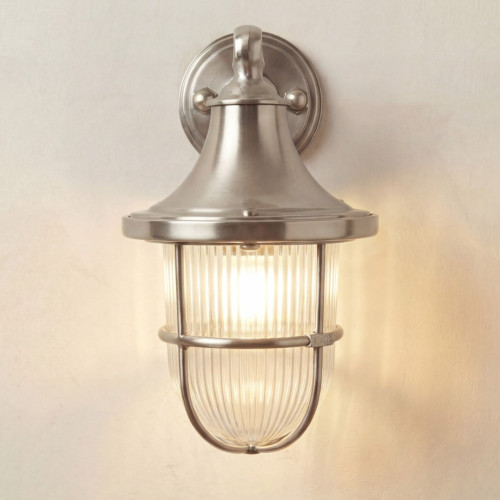 Tiller Wall Lantern (Satin Nickel)