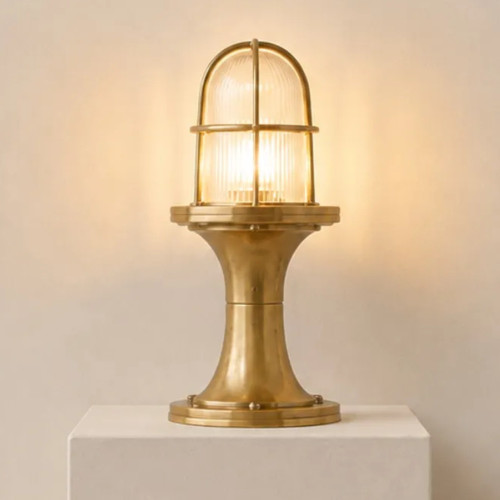 Wellington Post Lantern (Raw Brass)