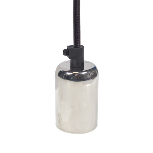ES | E27 Nickel Pendant Lampholder Kit