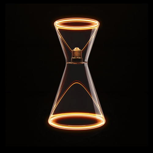 ES | E27 Clear LED Double Cone Light Bulb Dimmable