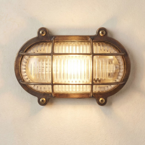 Merchant Flush Bulkhead (Antique Brass)