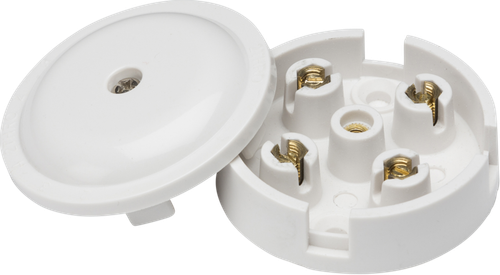 5A Junction Box 4-Terminal - White (59mm)