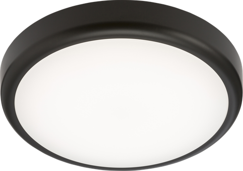 230V IP65 14W CCT Adjustable LED Bulkhead C/W Black Trim