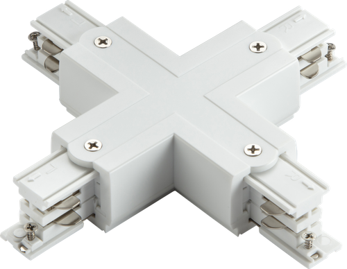 K-LINE 230V 3-Circuit Track X-Connector - White