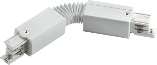 K-LINE 230V 3-Circuit Track Flexible Connector - White