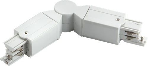 K-LINE 230V 3-Circuit Track Angle Connector - White
