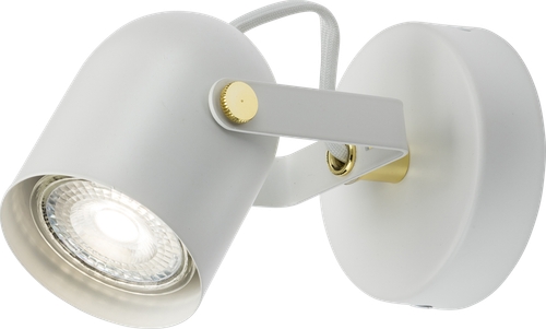 230V GU10 Single Spotlight - Matt White