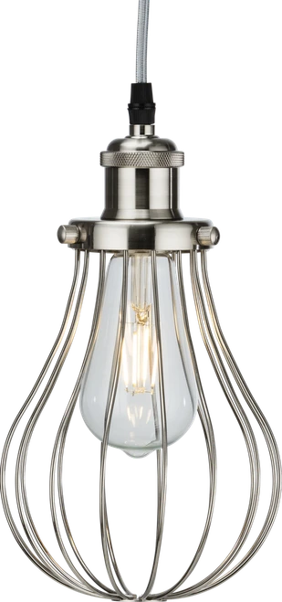 Pendant Cage - Brushed Chrome