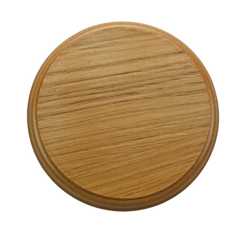 200mm Oak Plinth Lamp Base [S7-200 PLU64117]