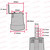 ES | E27 | Edison Screw Porcelain Lampholder with Reversed Bracket