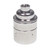 ES | E27 | Edison Screw Chrome Plain Lampholder with 1/2" Fixing