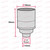 ES | E27 | Edison Screw Chrome Plain Lampholder with 1/2" Fixing