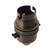 BC | B22 | Bayonet Cap Antique Brass 10mm Switched Lampholder