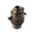 BC | B22 | Bayonet Cap Antique Brass 10mm Switched Lampholder